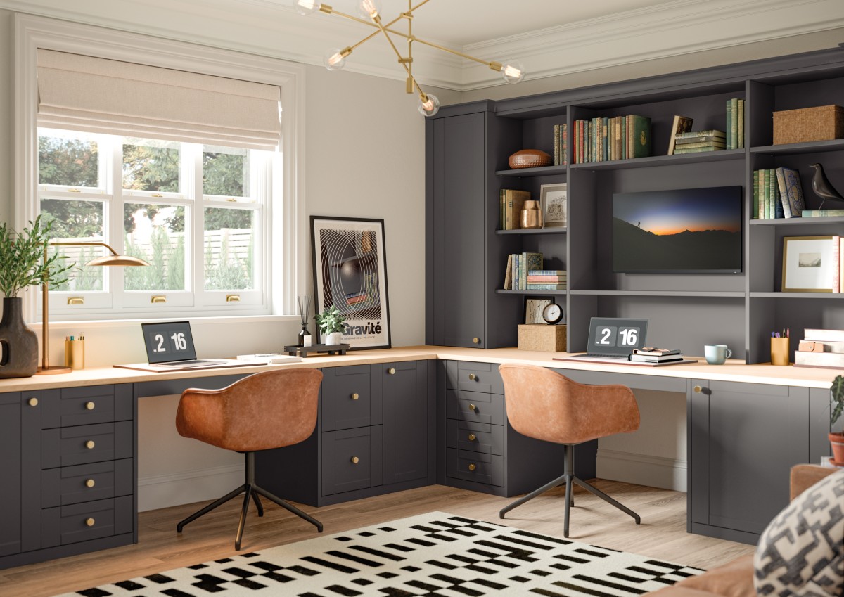 Sharps' Shaker Graphite Home Office